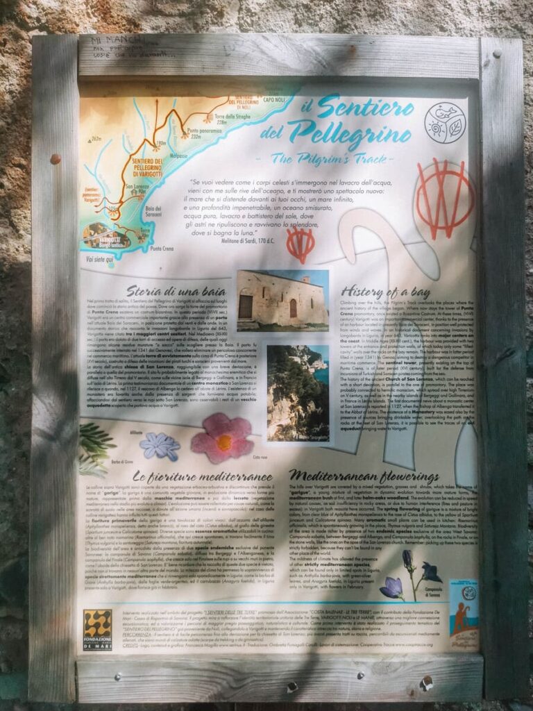 grotta dei falsari e sentiero del pellegrino